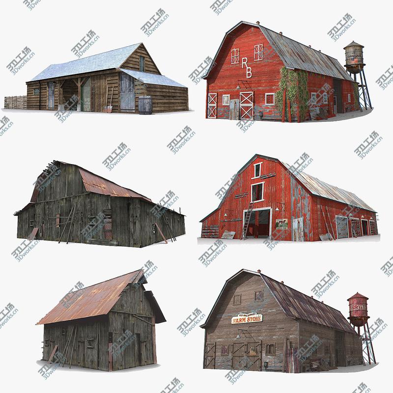 images/goods_img/202104021/6 Barns Set 3D/1.jpg